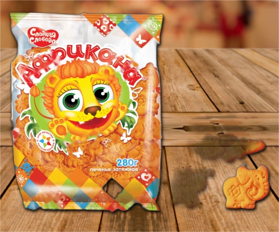 Dolci pasticcini africani a forma di animale
