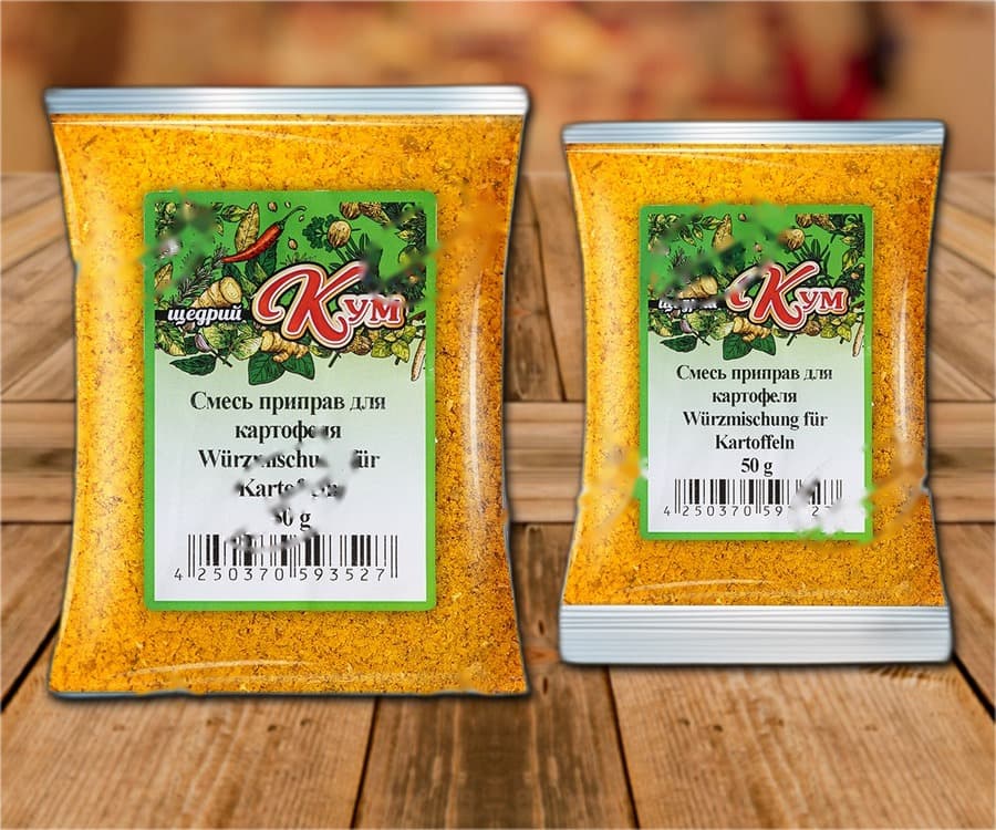 Tube d'assaisonnement pour plats de pommes de terre