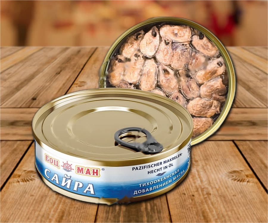 scoiattolo del Pacifico sott'olio