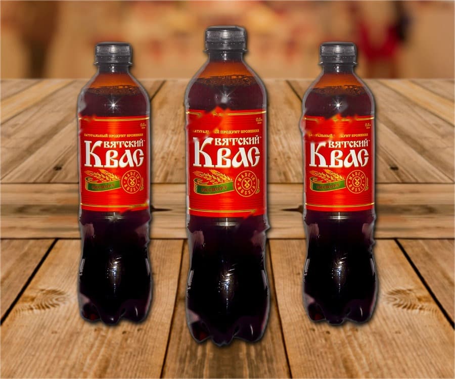 Солодовый напиток "Вятский квас" Экспорт 500 мл