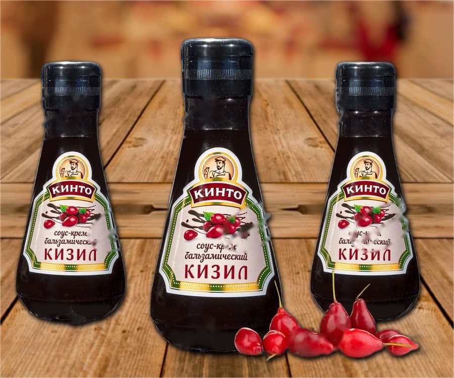 Sauce à base de cornouiller et de vinaigre balsamique 190 ml