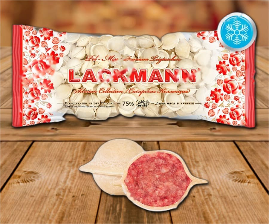 Ravioli Pel-Mini Sibirskije (carne di maiale e manzo macinata)