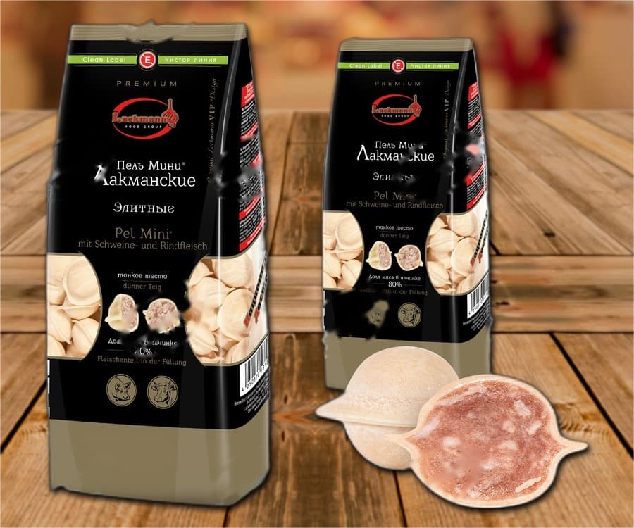 Ravioli Pel-Mini Elitnie (carne di maiale e manzo macinata), senza prezzo di vendita
