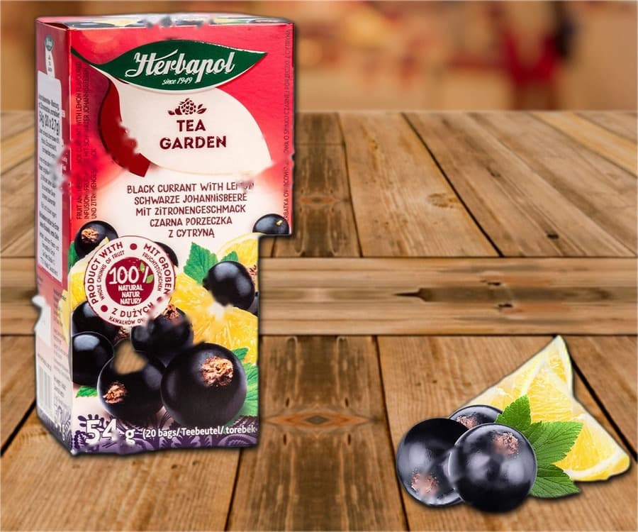 Tè al ribes nero e limone, 20 bustine