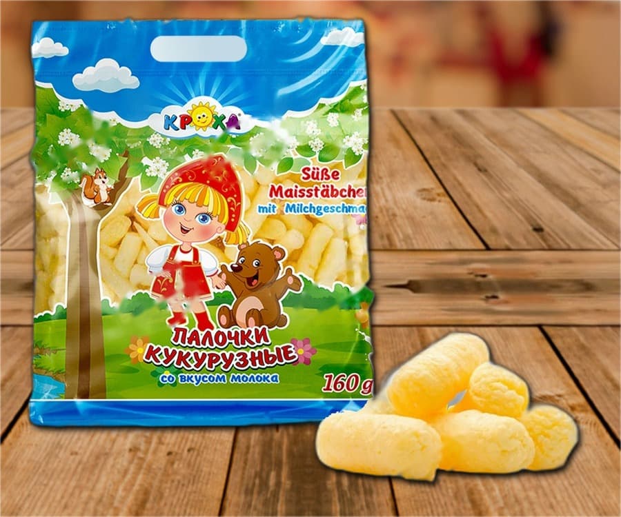 Bastoncini di mais al gusto di latte