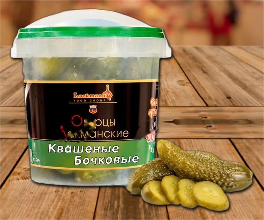 Маринованные огурцы 1100 мл