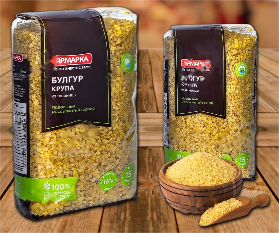 chicchi di grano bulgur