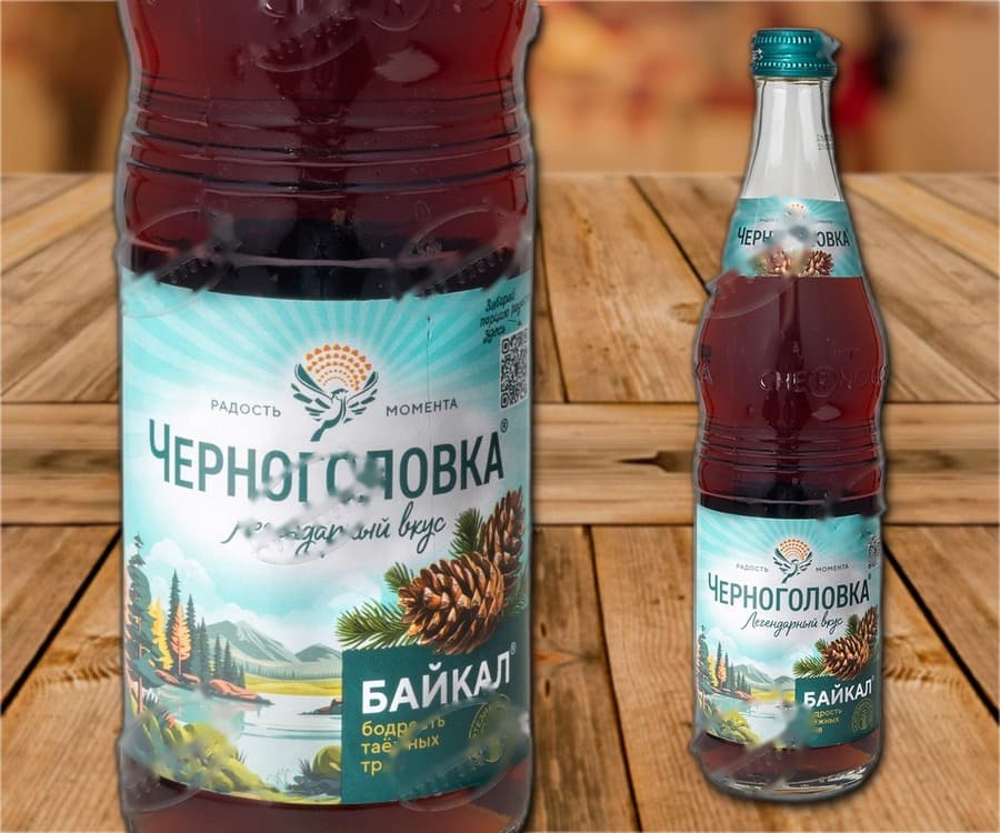 Лимонад "Байкал", газированный напиток, 1000 мл