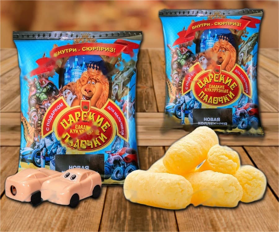 Кукурузные палочки "Королевские" дарят подарок мальчикам