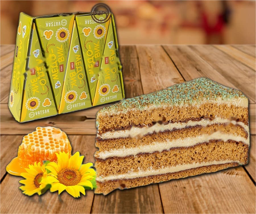 Crostata con ripieno, con specialità di pasticceria a base di semi di girasole, surgelata rapidamente