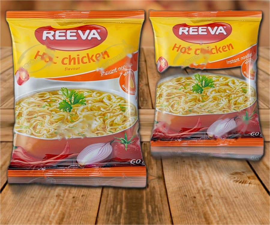 лапша быстрого приготовления с куриным вкусом, острая