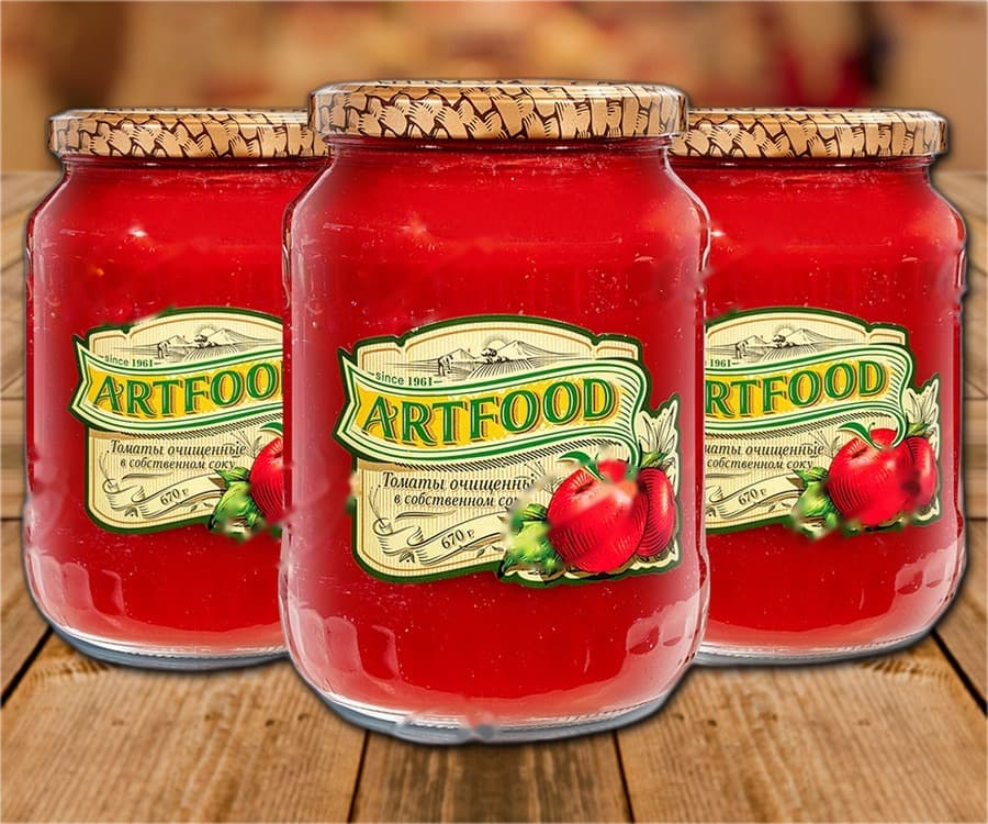 Pomodori nel loro succo, 720 ml
