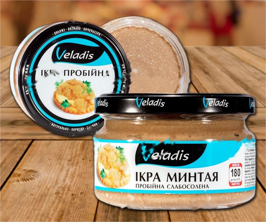 Caviale di pollock dell'Alaska (Theragra chalcogramma)