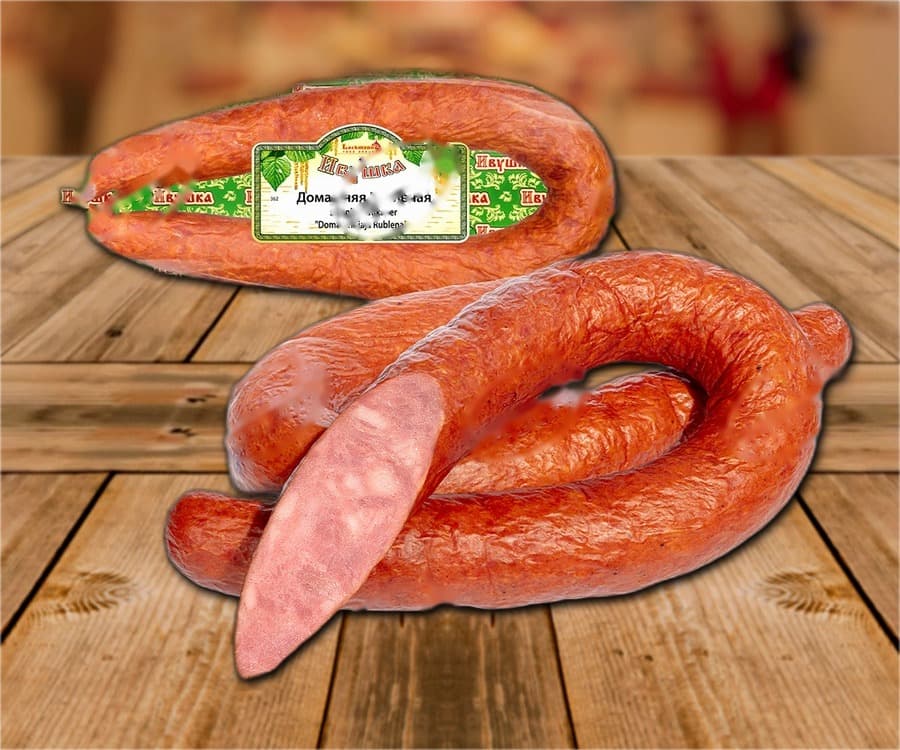 Saucisse de Cracovie Domashnyaya Rublenaya