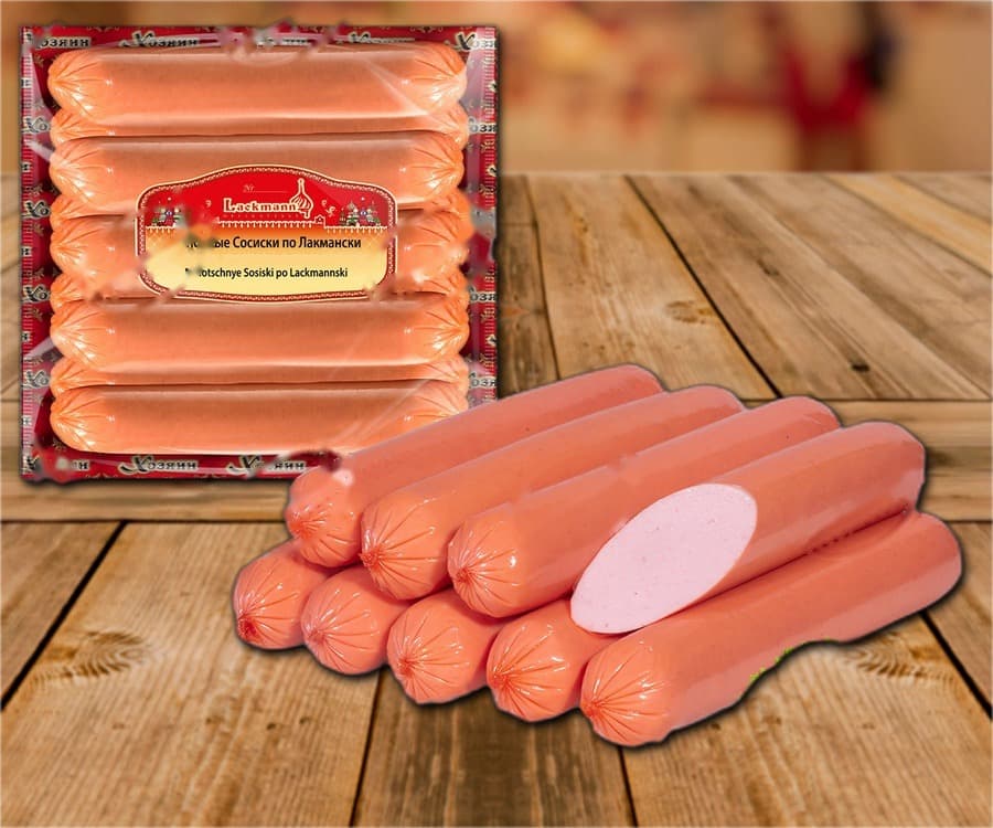 Колбаски мясные Молочные Сосиски