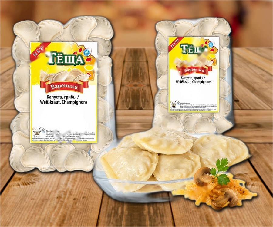 Dumplings with white cabbage and mushroom filling 600g