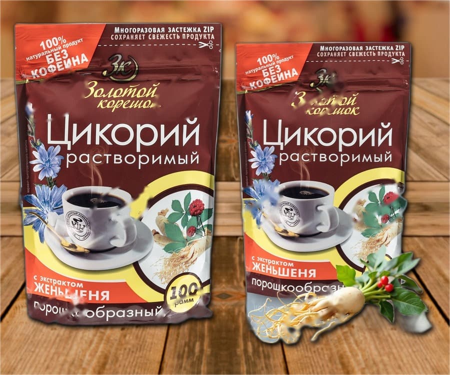 Cicoria con estratto di ginseng