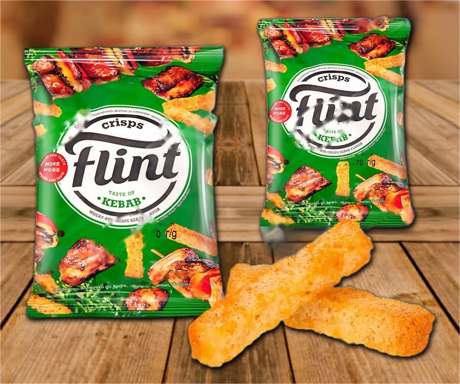 Snack di pane cotto al forno con il sapore del kebab