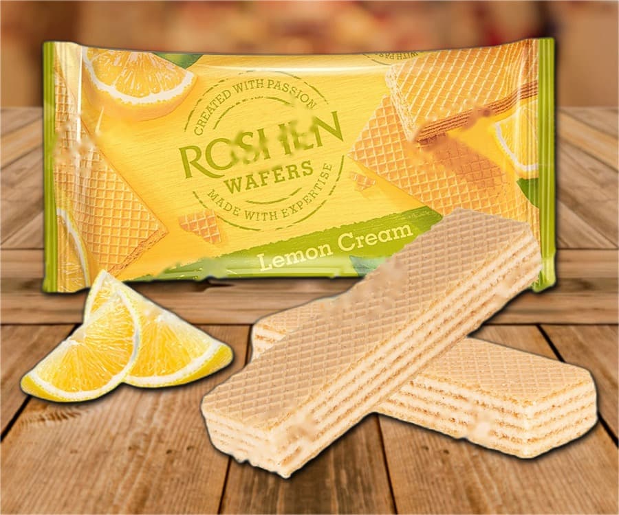 Gaufrettes au citron