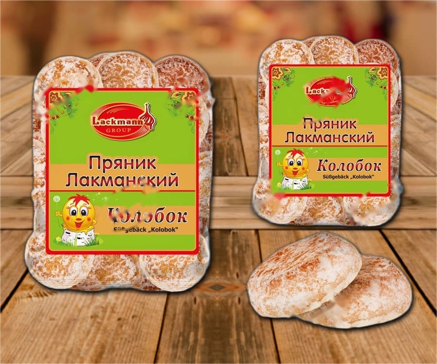 Kolobok di pan di zenzero