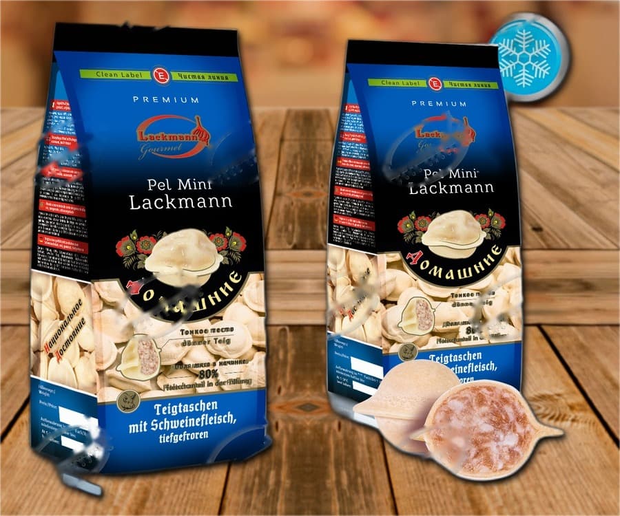 Пель-мини Домашние (с фаршем из свинины), цена не указана.