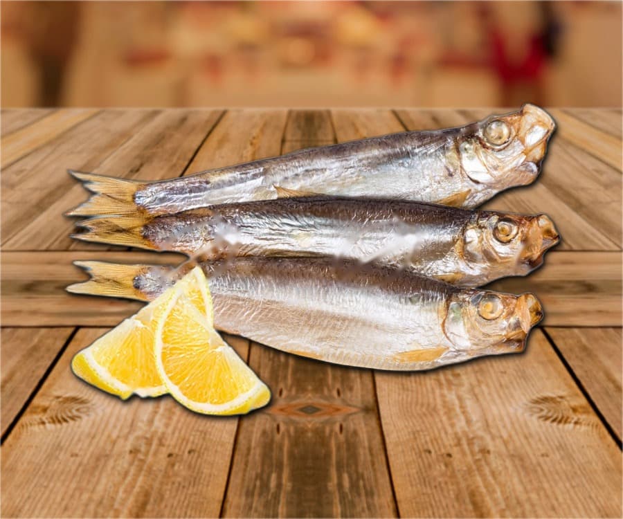 Sprats fumés à froid (lat. Sprattus sprattus), congelés