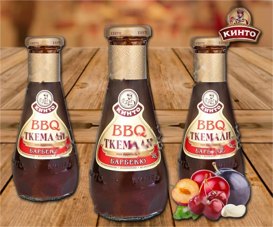 Salsa a base di prugne rosse con aroma di barbecue, 280 ml