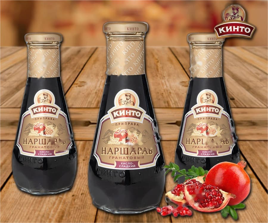 Salsa preparata con concentrato di succo di melograno, 280 ml