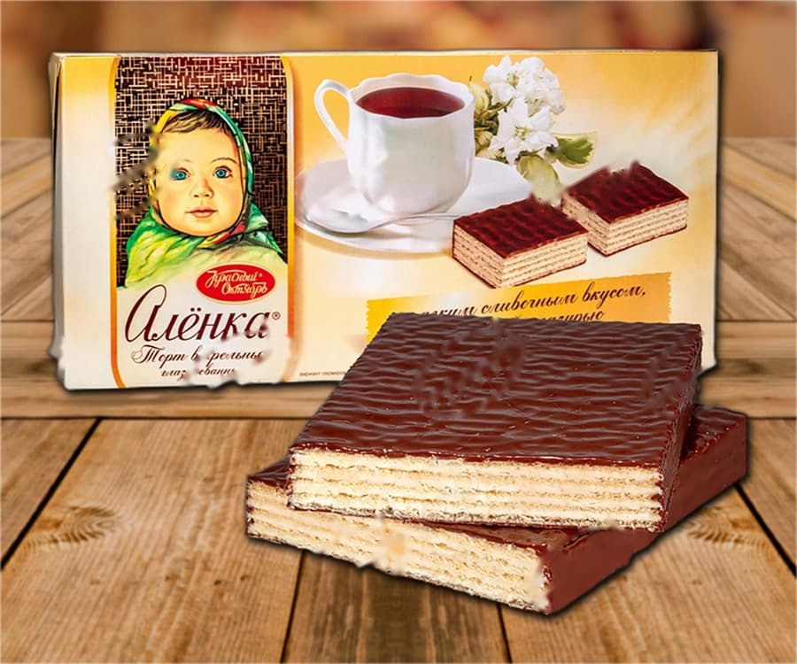 Gâteau gaufre enrobé de cacao