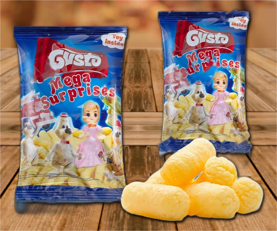 Bastoncini di mais dolce con sorpresa
