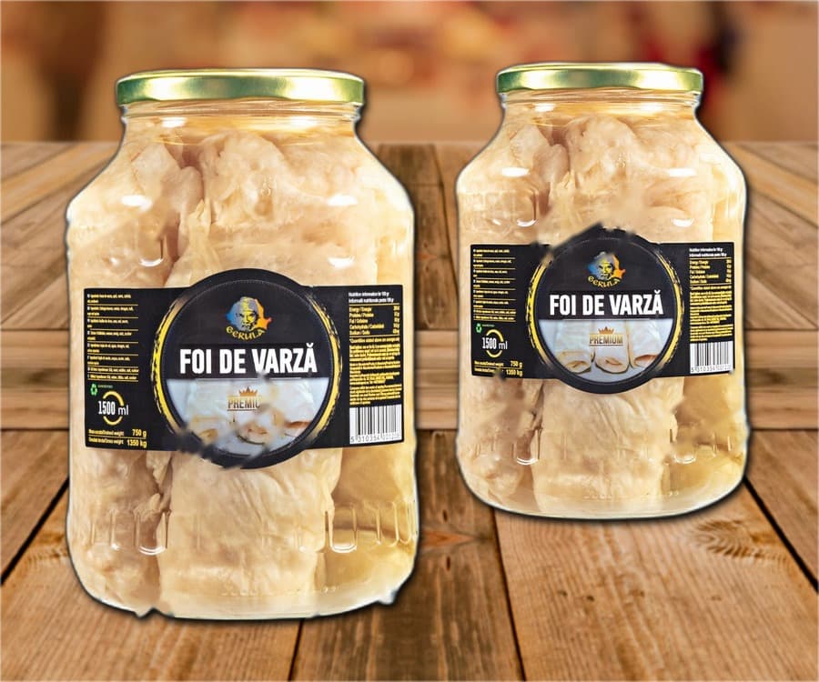 Маринованные листья белокочанной капусты