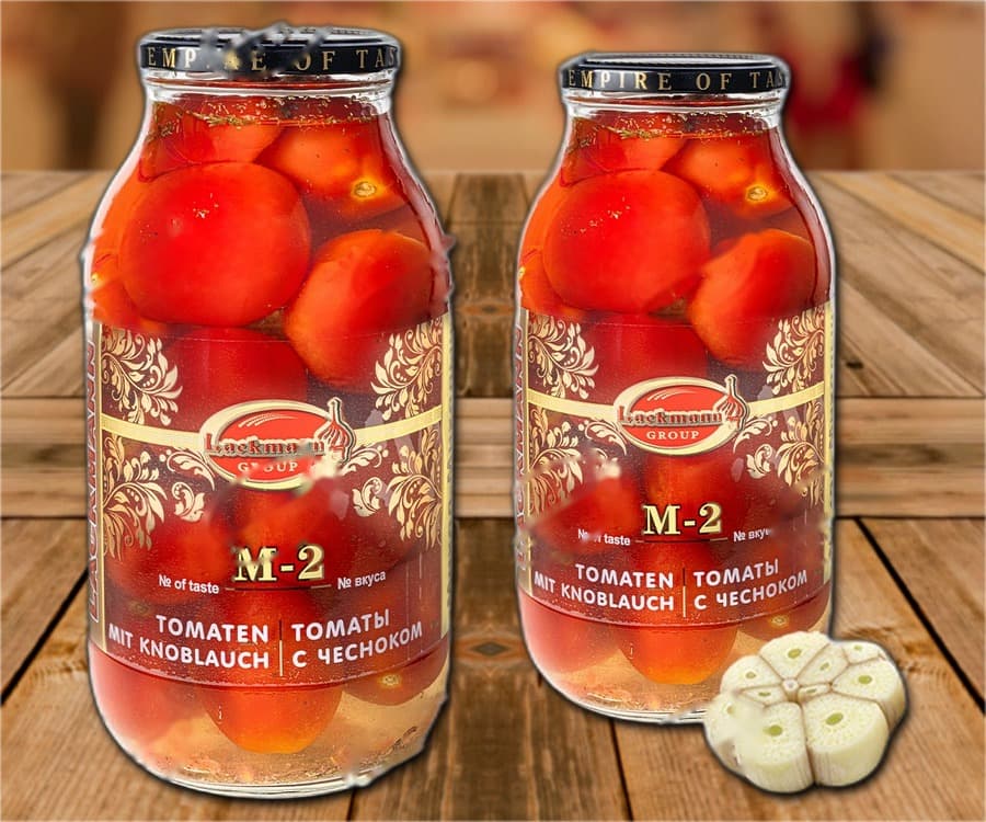 Pomodori sottaceto all'aglio