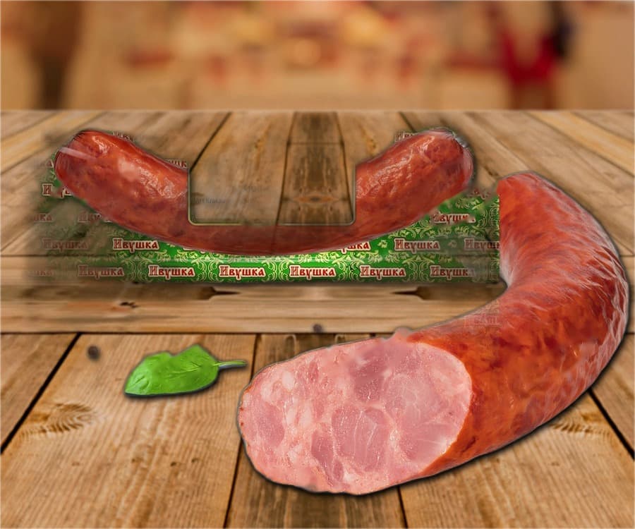 Salsiccia di gamberi Kumova all'aglio